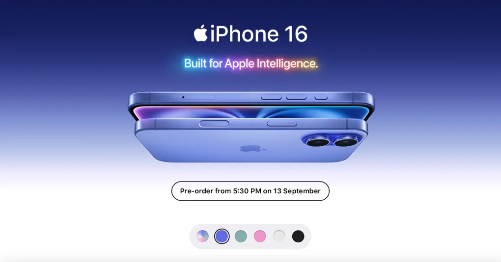 Pre-register-banner iPhone16 iPHONE 16 in India